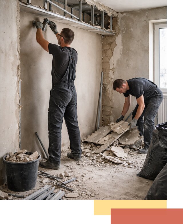 Демонтаж короба из гипсокартона в Коврове быстро и аккуратно