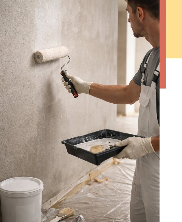 Грунтовка стен в Коврове от 2251 руб. м2 — быстро, недорого, с материалом | ОТДЕЛОЧНИК-Квр