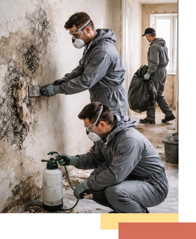 Удаление плесени со стен профессионально в Коврове