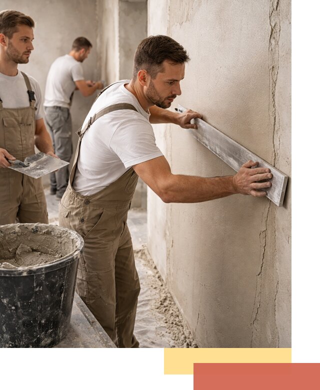 Штукатурка стен без маяков в Коврове быстро и качественно