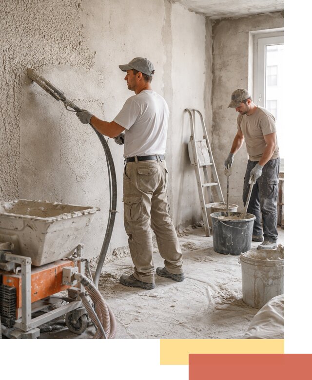 Машинная штукатурка стен в Коврове — быстро и качественно