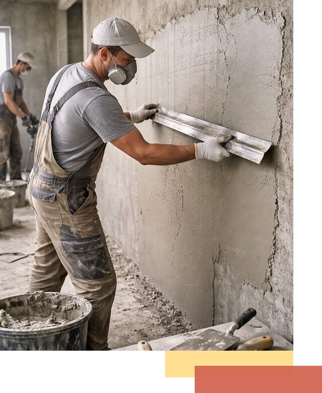 Штукатурка бетонных стен в Коврове качественно и долговечно