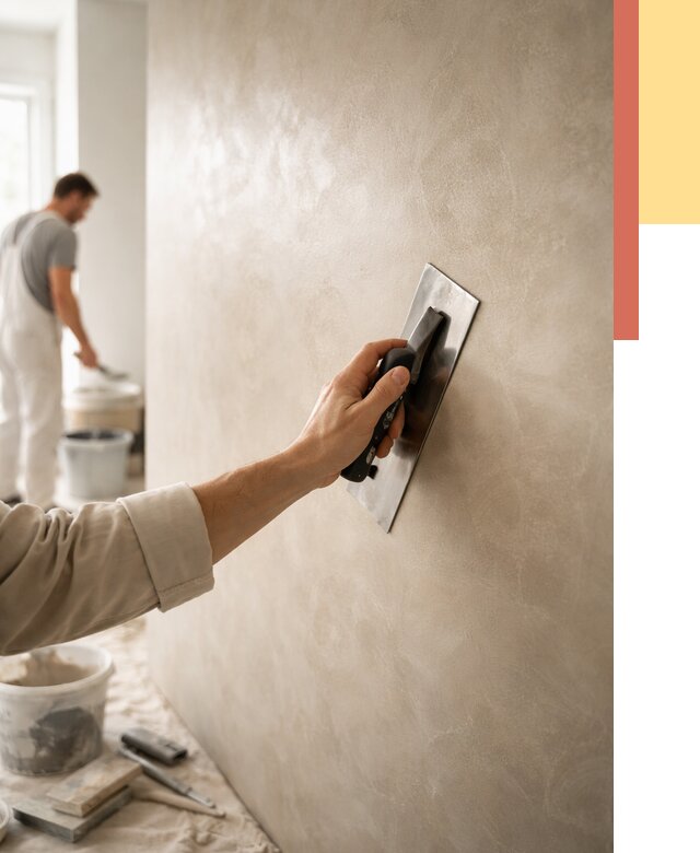 Венецианская штукатурка в Коврове от 3581 руб/м² — нанесение стен под ключ | ОТДЕЛОЧНИК-Квр