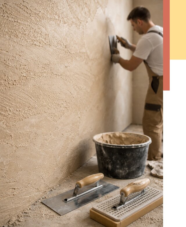 Декоративная штукатурка травертин в Коврове от 1842 руб/м2 — качественно и недорого | ОТДЕЛОЧНИК-Квр