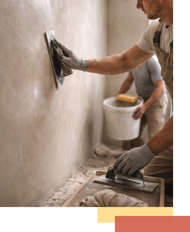 Нанесение марокканской штукатурки таделакт в Коврове