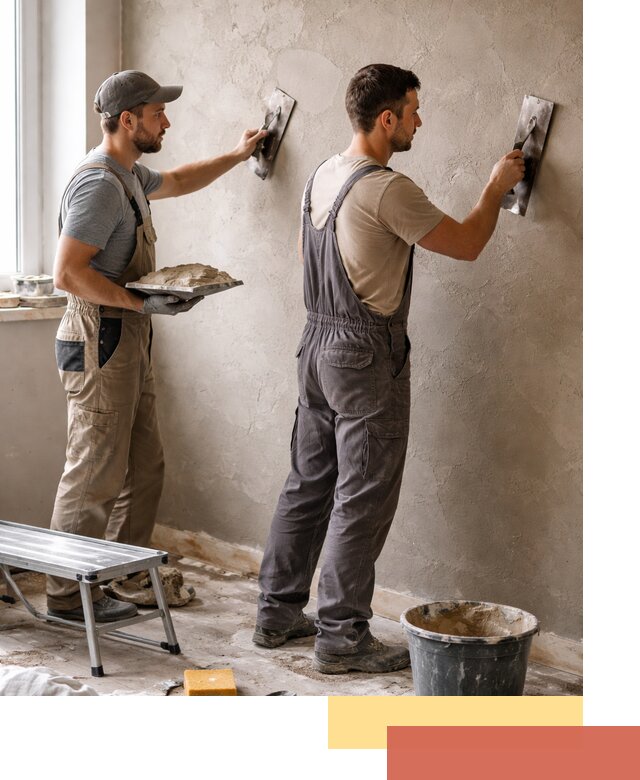 Ремонт декоративной штукатурки и восстановление фактуры в Коврове