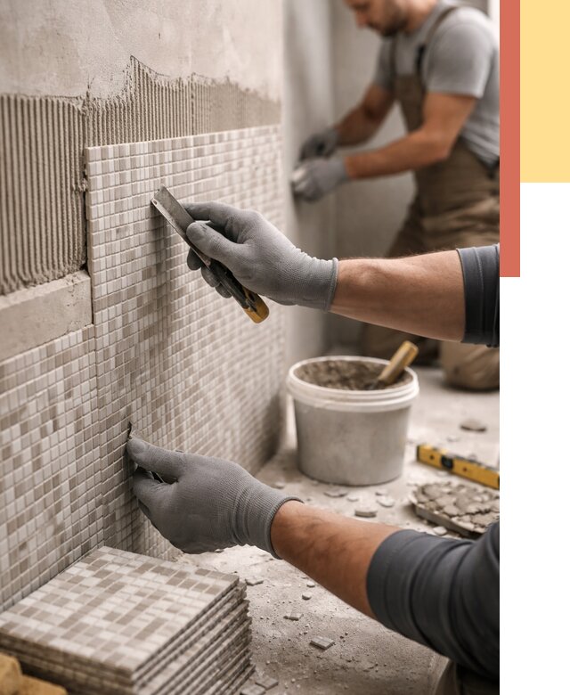 Облицовка стен мозаикой в Коврове от 3274 руб/м2 — укладка мозаики на стены | ОТДЕЛОЧНИК-Квр