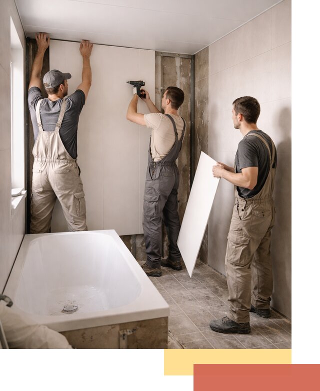 Отделка ванной панели ПВХ профессионально в Коврове