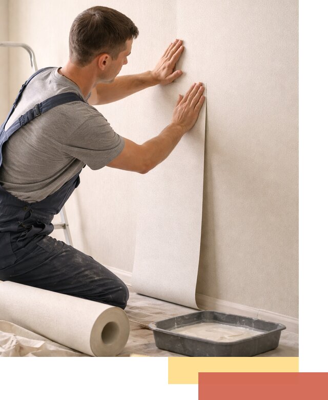 Поклейка флизелиновых обоев в Коврове качественно и быстро