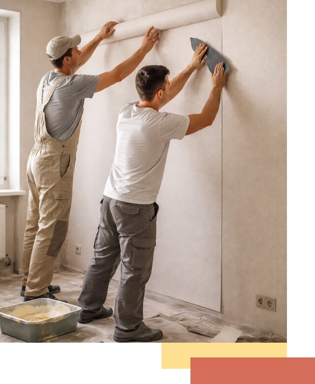 Поклейка виниловых обоев в Коврове профессионально и качественно