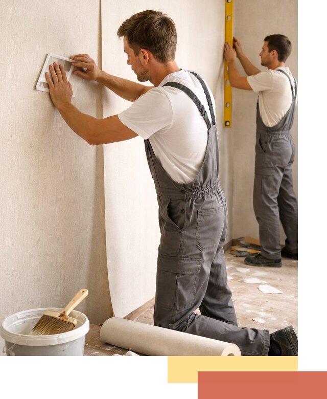 Поклейка бумажных обоев в Коврове качественно и недорого