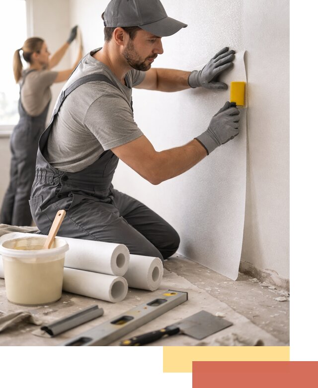 Поклейка стеклообоев профессионально в Коврове