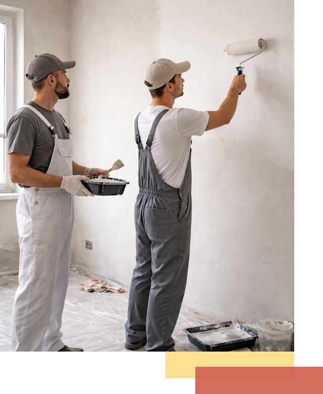 Покраска стен водоэмульсионной краской в Коврове