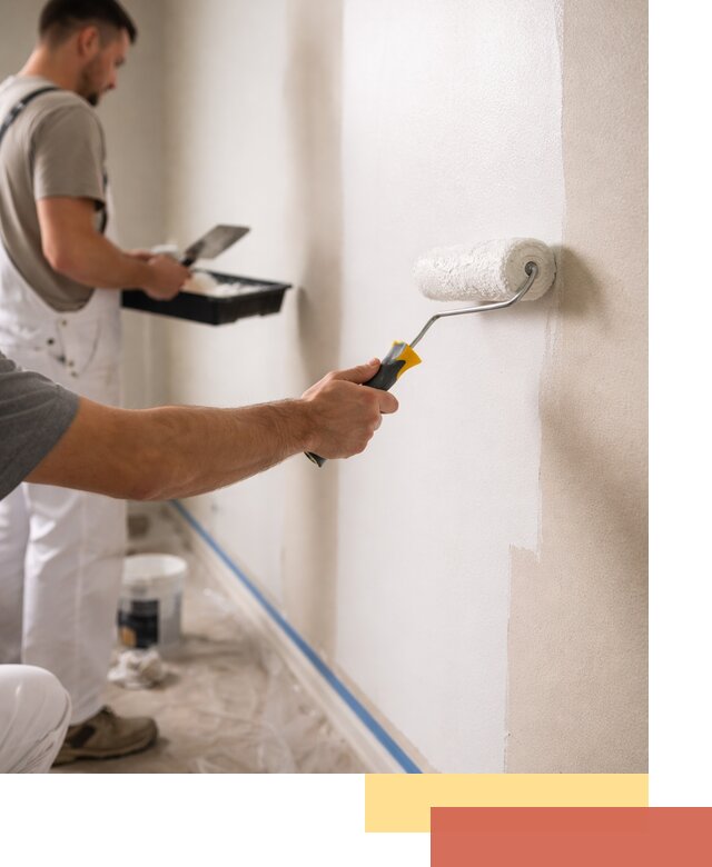 Покраска стен акриловой краской профессионально в Коврове