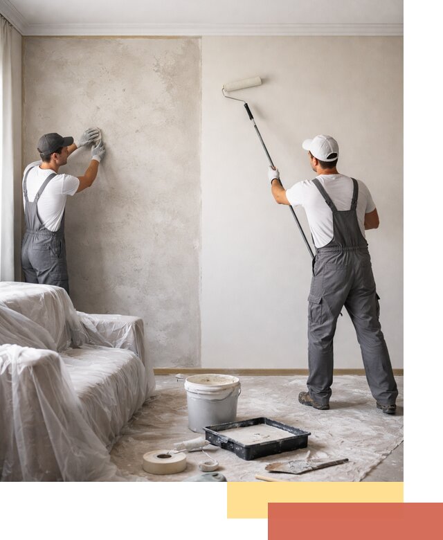 Покраска стен антивандальной краской в Коврове