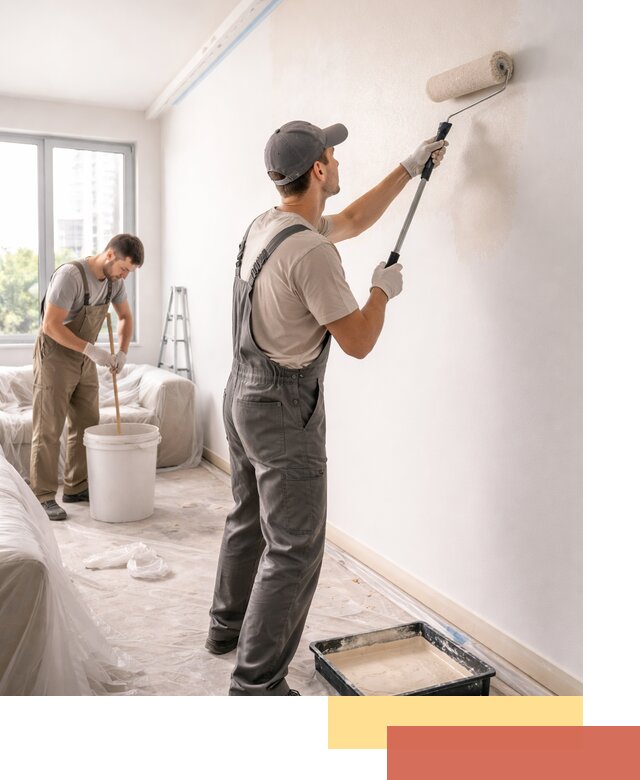 Покраска стен в офисе в Коврове — быстрый и качественный ремонт