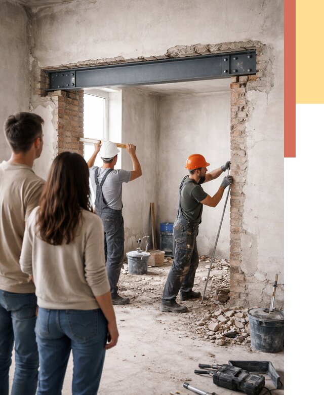 Усиление проема в стене в Коврове от 9720 руб. — усиление дверного проема металлоконструкцией | ОТДЕЛОЧНИК-Квр