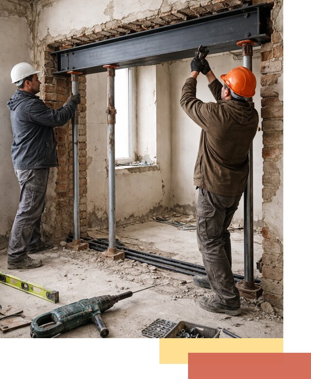 Усиление проема в стене в Коврове для расширения и безопасности