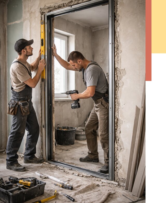 Закладка дверного проема в Коврове от 3581 руб. — быстро и недорого | ОТДЕЛОЧНИК-Квр