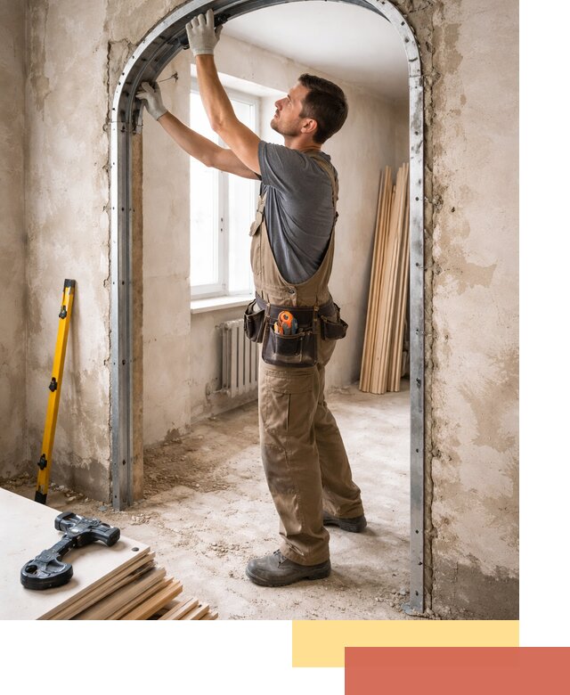 Устройство арочного проема в Коврове под ключ