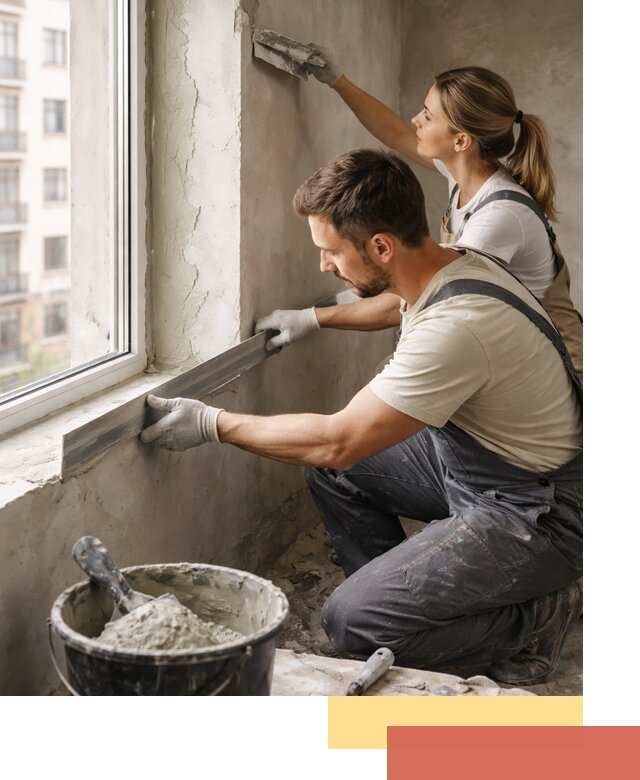 Штукатурка откосов дверей и окон профессионально в Коврове