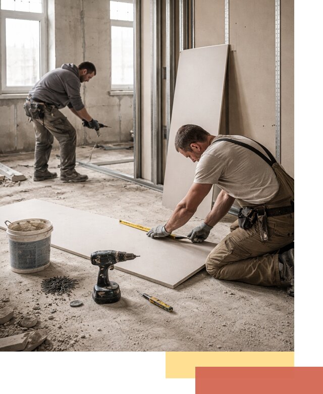 Кладка перегородок из ПГП под ключ в Коврове