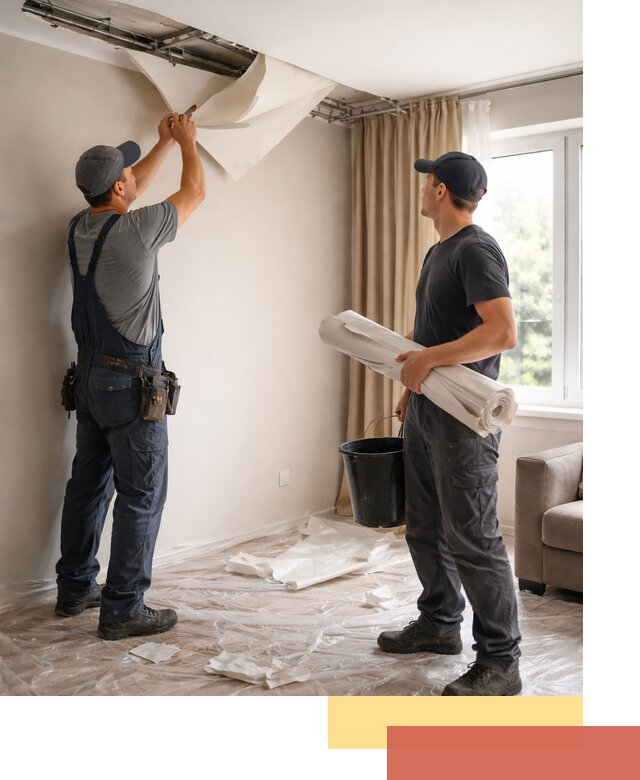 Демонтаж натяжного потолка в Коврове быстро и аккуратно