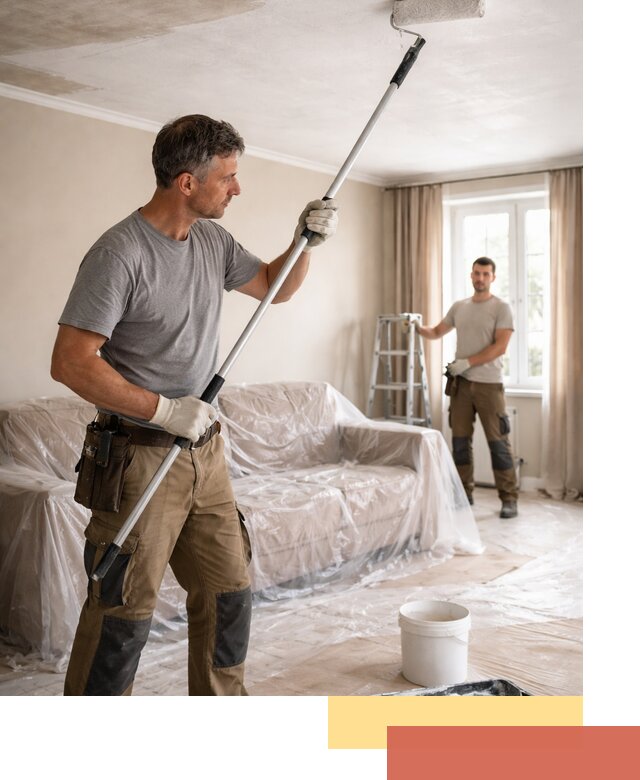 Грунтовка потолка в Коврове — подготовка под покраску и отделку