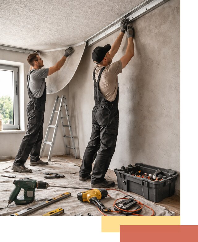 Монтаж фактурного натяжного потолка в Коврове качественно и быстро