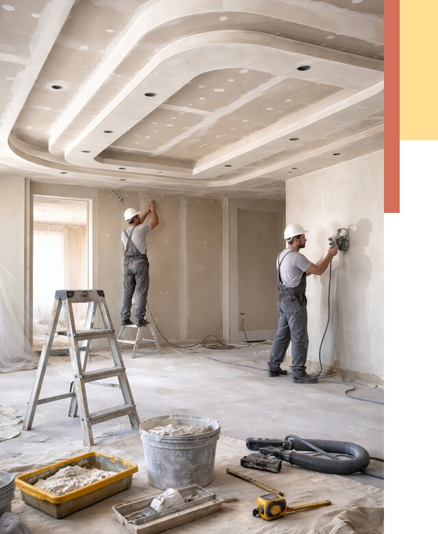 Многоуровневый потолок из гипсокартона в Коврове от 767 руб. под ключ | ОТДЕЛОЧНИК-Квр