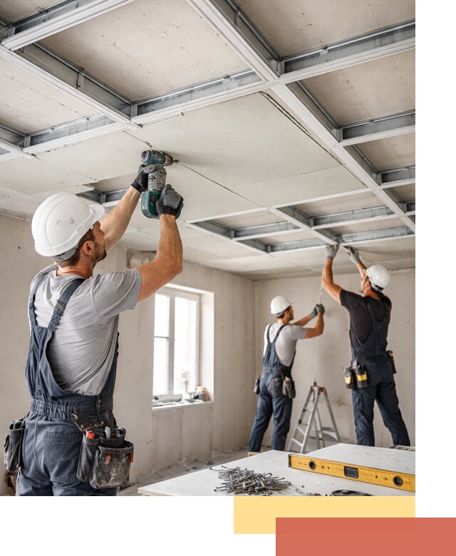 Кессонный потолок из гипсокартона под ключ в Коврове