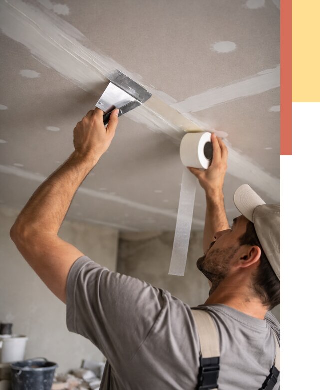 Обработка швов потолка ГКЛ в Коврове от 7674 руб. под ключ | ОТДЕЛОЧНИК-Квр