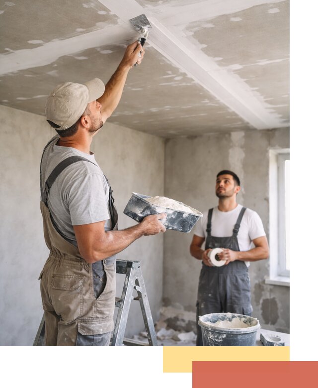 Обработка швов потолка ГКЛ в Коврове: качественная заделка и шпатлевка