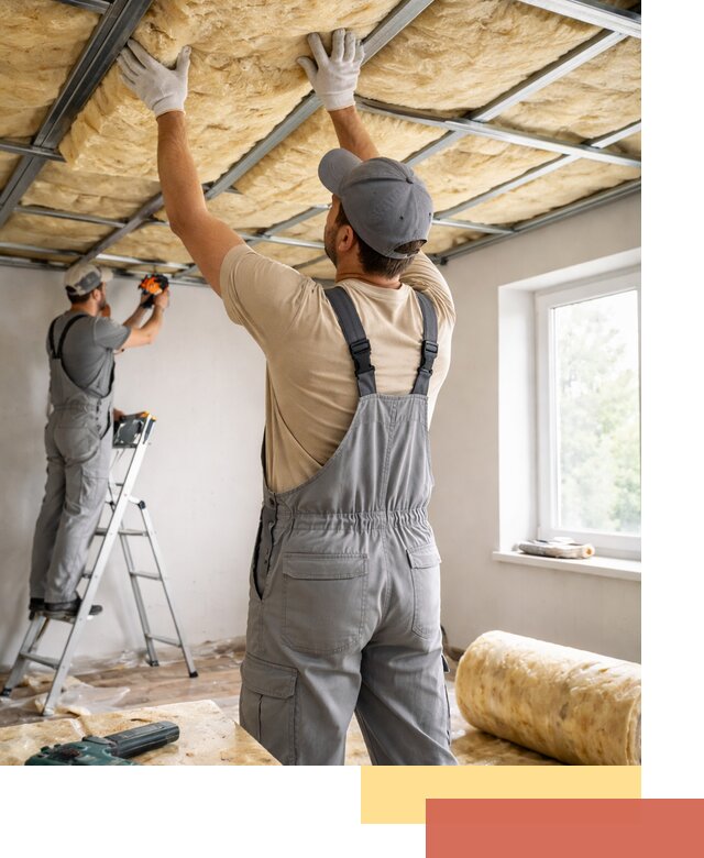 Утепление потолка под ключ в Коврове качественно и быстро