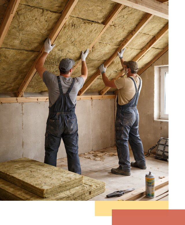 Утепление потолка минеральной ватой в Коврове